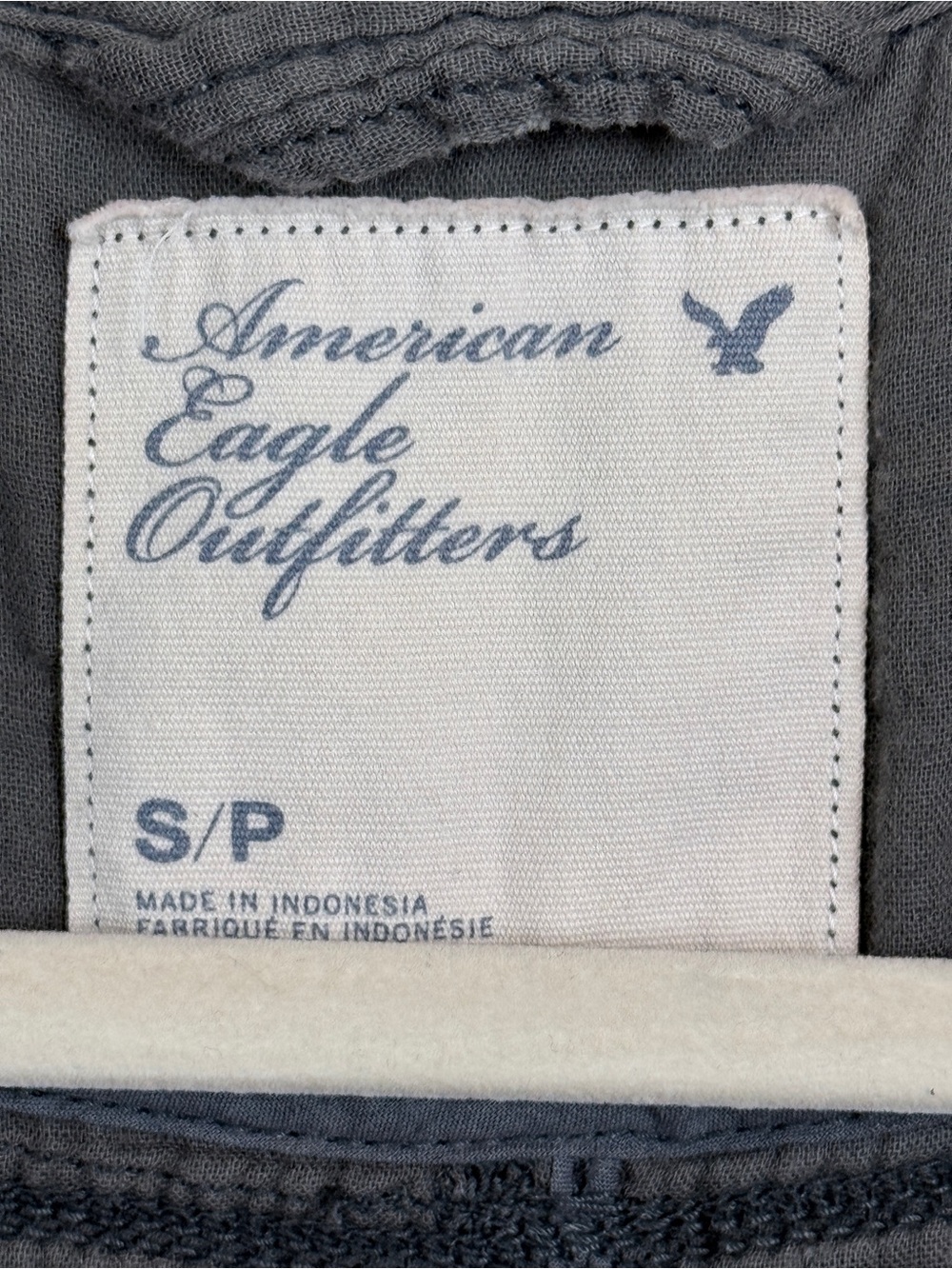 American Eagle Outfitters Charcoal Gray Utility Vest S - Picture 2 of 9
